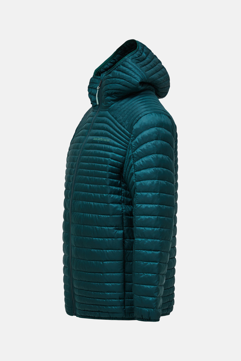 Bunda Peak Performance M Monolight Liner Hood Ponderosa Pine/Sand Fog