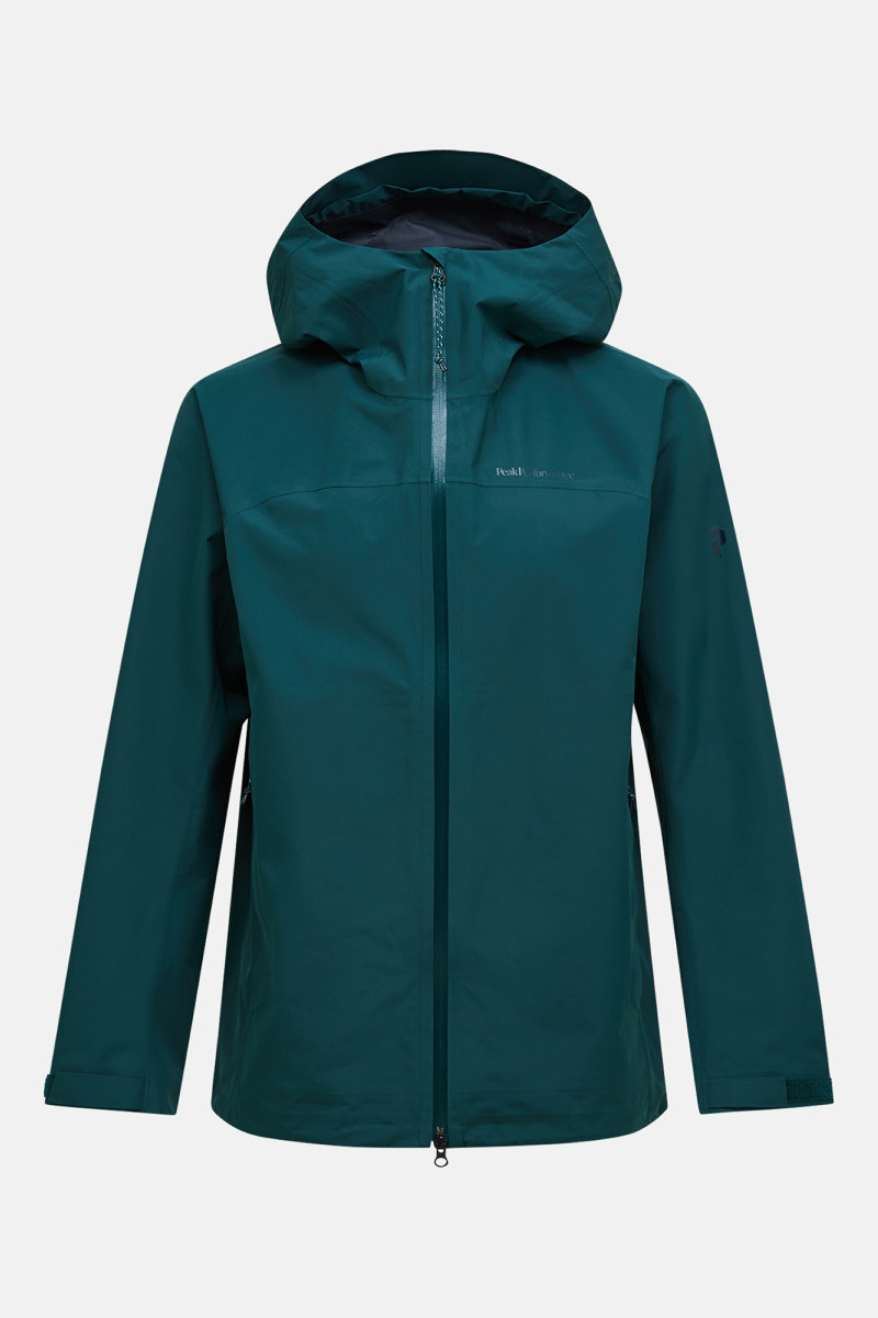 BUNDA PEAK PERFORMANCE M TREELINE SHELL JACKET PONDEROSA PINE/SAND FOG