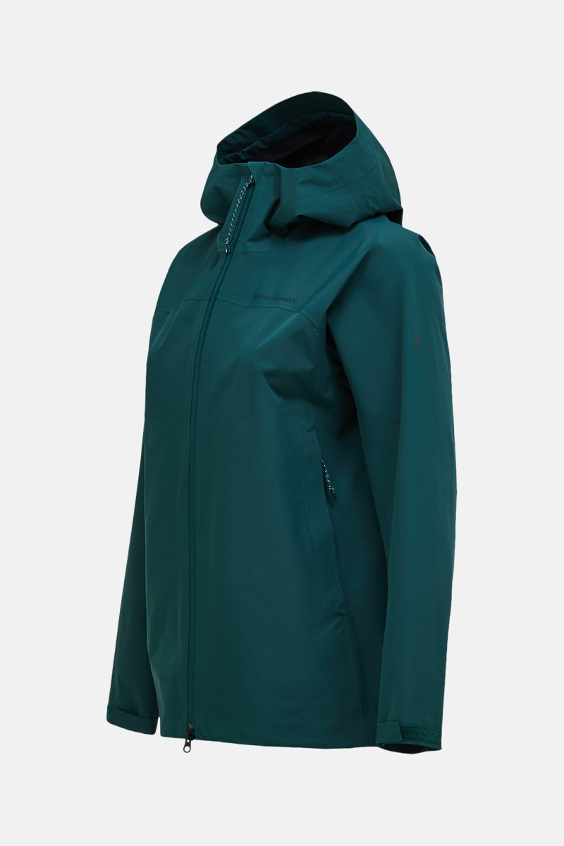 Bunda Peak Performance W Treeline Shell Jacket Ponderosa Pine/Sand Fog