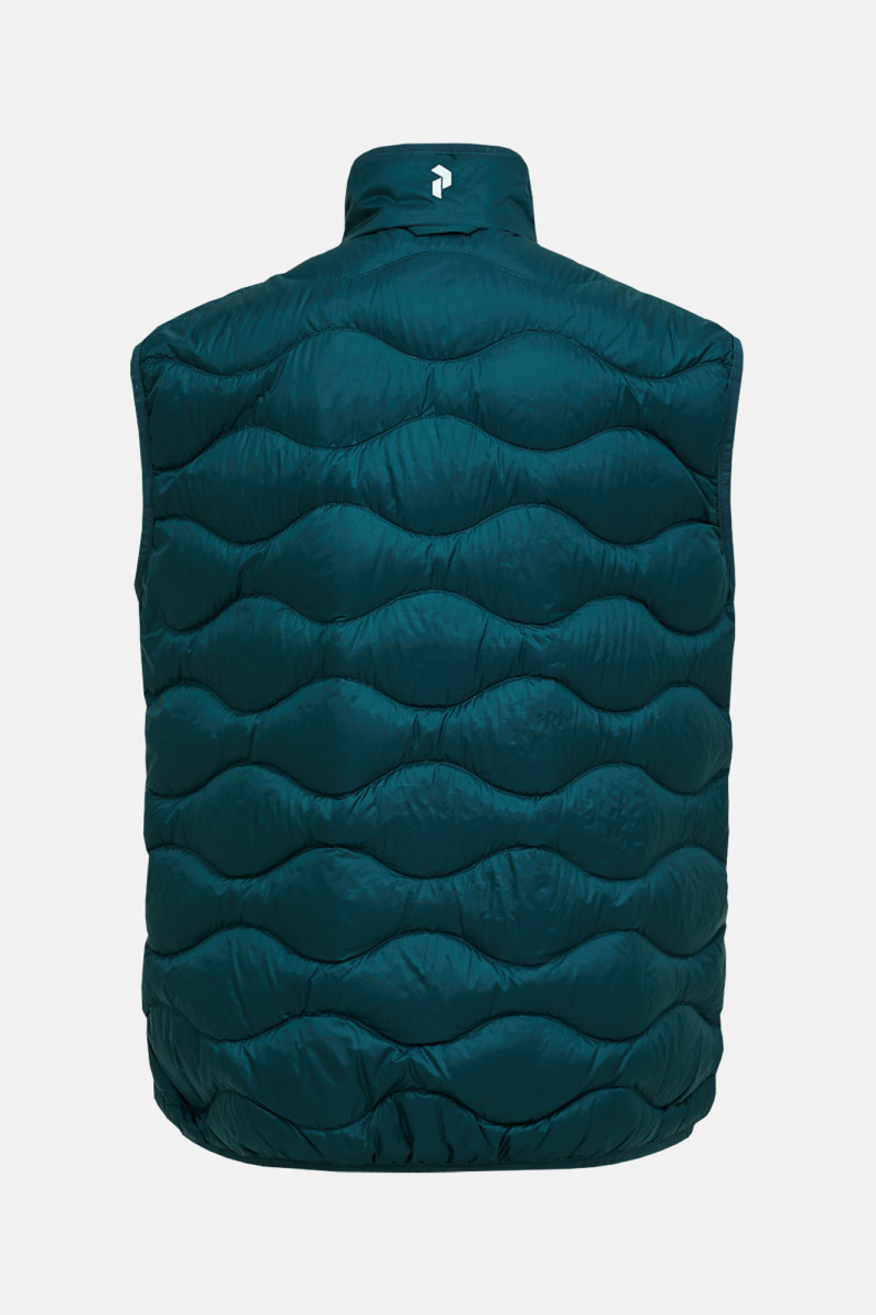 Vesta Peak Performance Helium Down Vest Men Ponderosa Pine/Sand Fog
