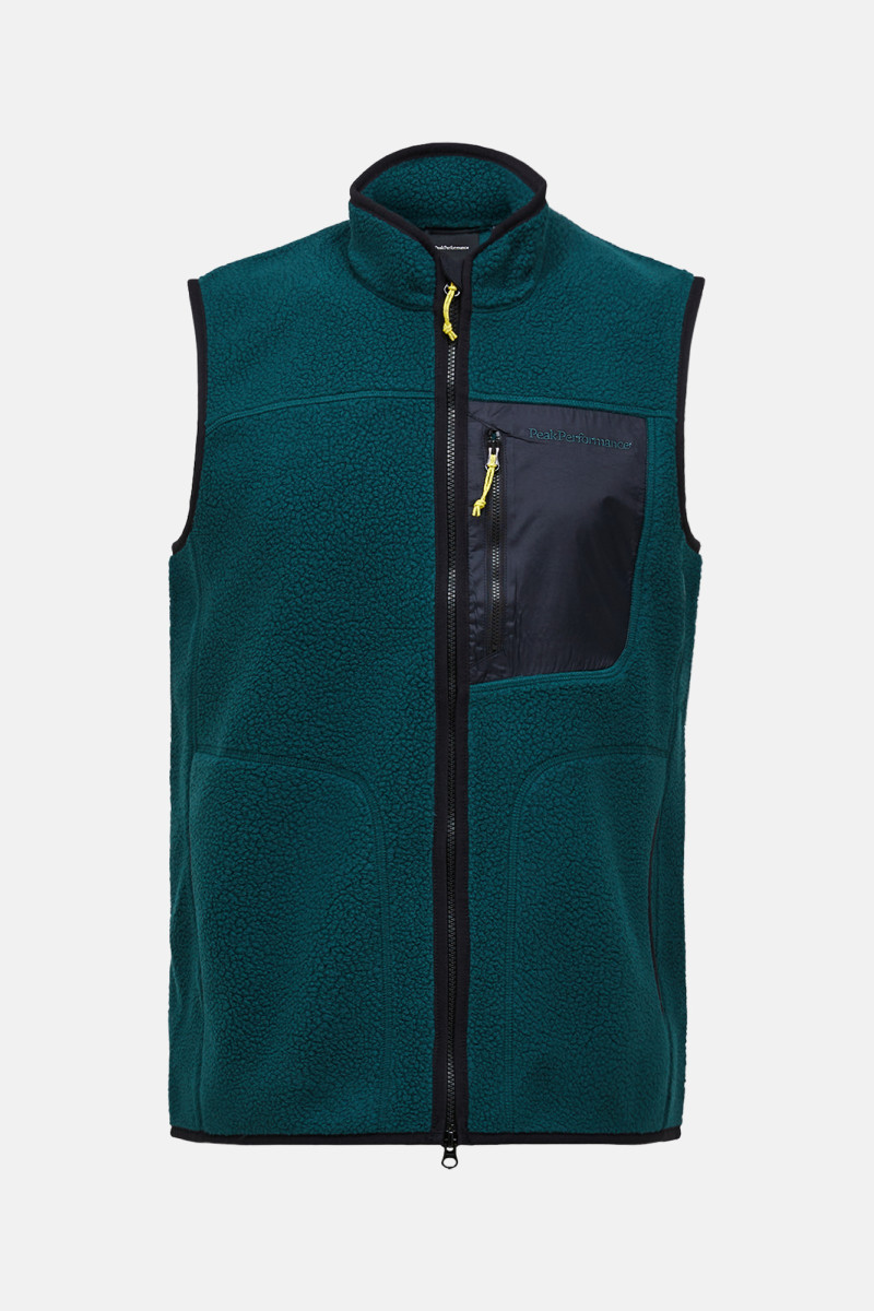 Vesta Peak Performance M Naturerush Pile Vest Ponderosa Pine/Sand Fog