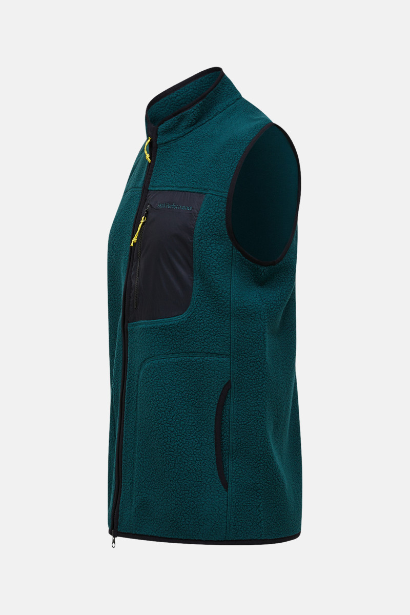 Vesta Peak Performance M Naturerush Pile Vest Ponderosa Pine/Sand Fog