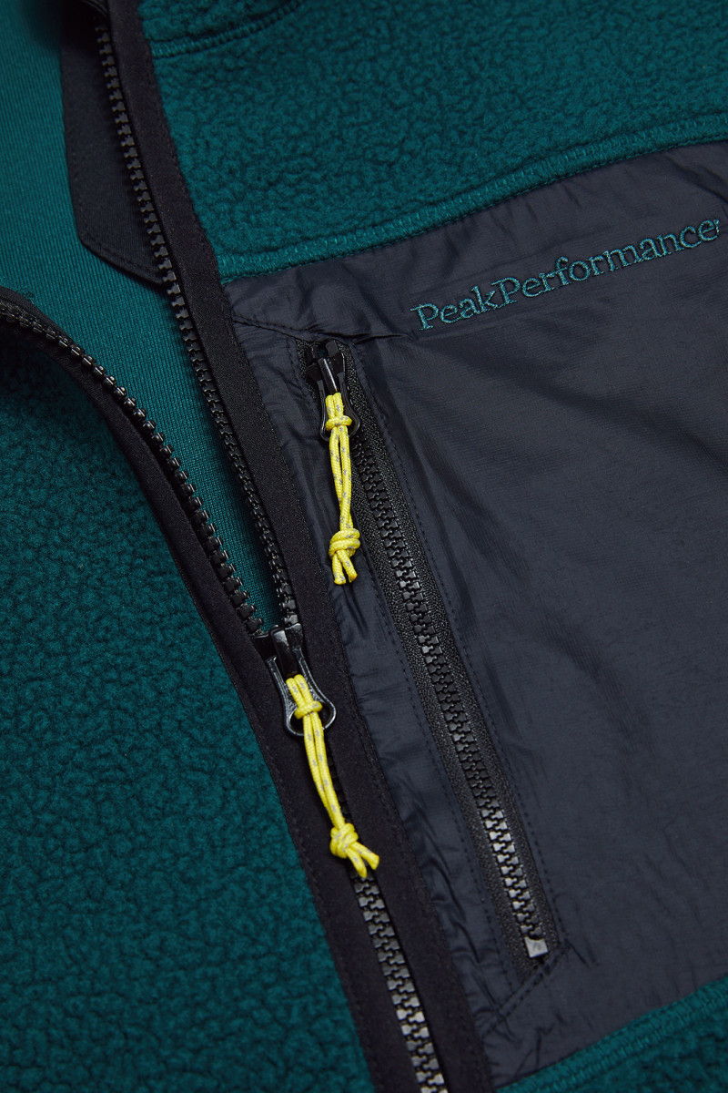 Vesta Peak Performance M Naturerush Pile Vest Ponderosa Pine/Sand Fog