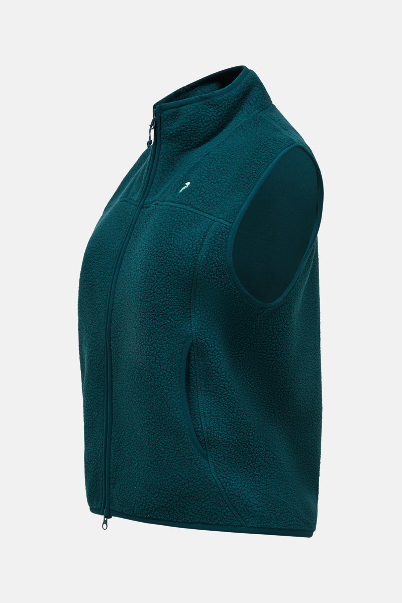 Vesta Peak Performance W Naturerush Pile Vest Ponderosa Pine/Sand Fog