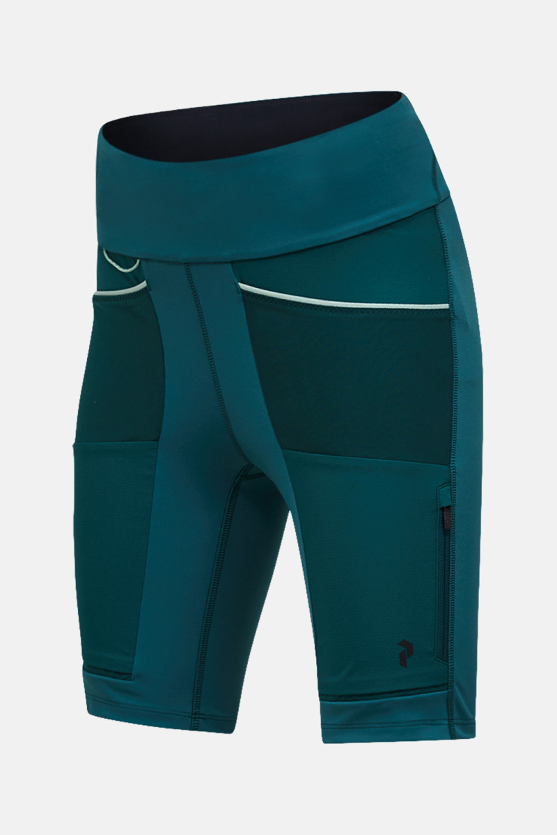 Šortky Peak Performance W Ascent Track Shorts Ponderosa Pine/Sand Fog
