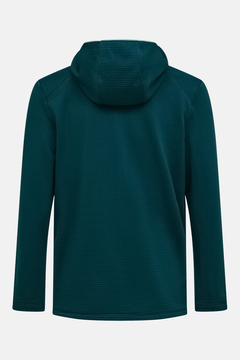 Mikina Peak Performance M Trail Polartec Zip Hood Ponderosa Pine/Sand Fog