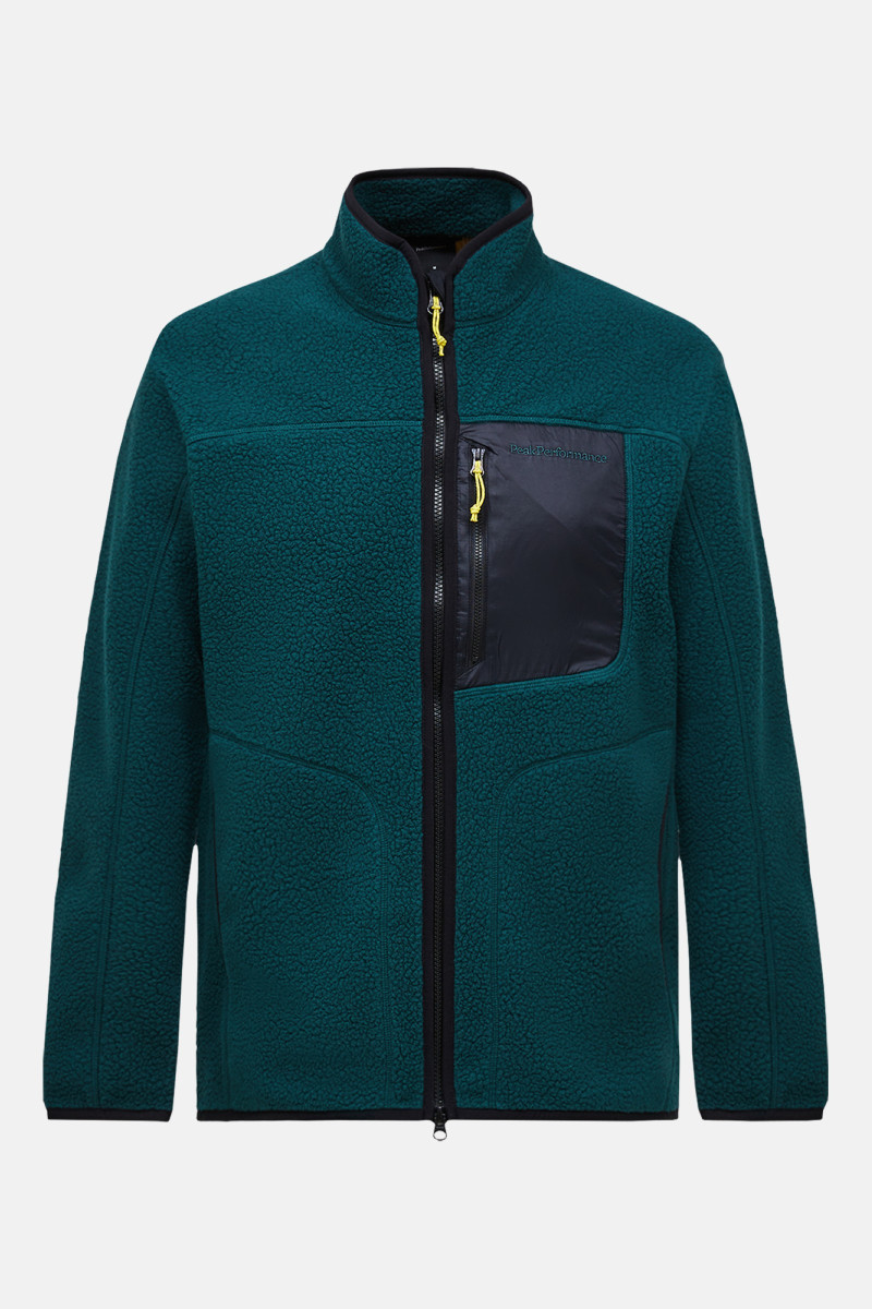 Mikina Peak Performance M Naturerush Zip Jacket Ponderosa Pine/Sand Fog