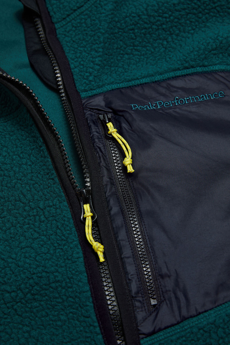 Mikina Peak Performance M Naturerush Zip Jacket Ponderosa Pine/Sand Fog