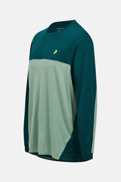 PÓLÓ PEAK PERFORMANCE M TRAIL WOOL BLEND LS-GRE - Kép 2