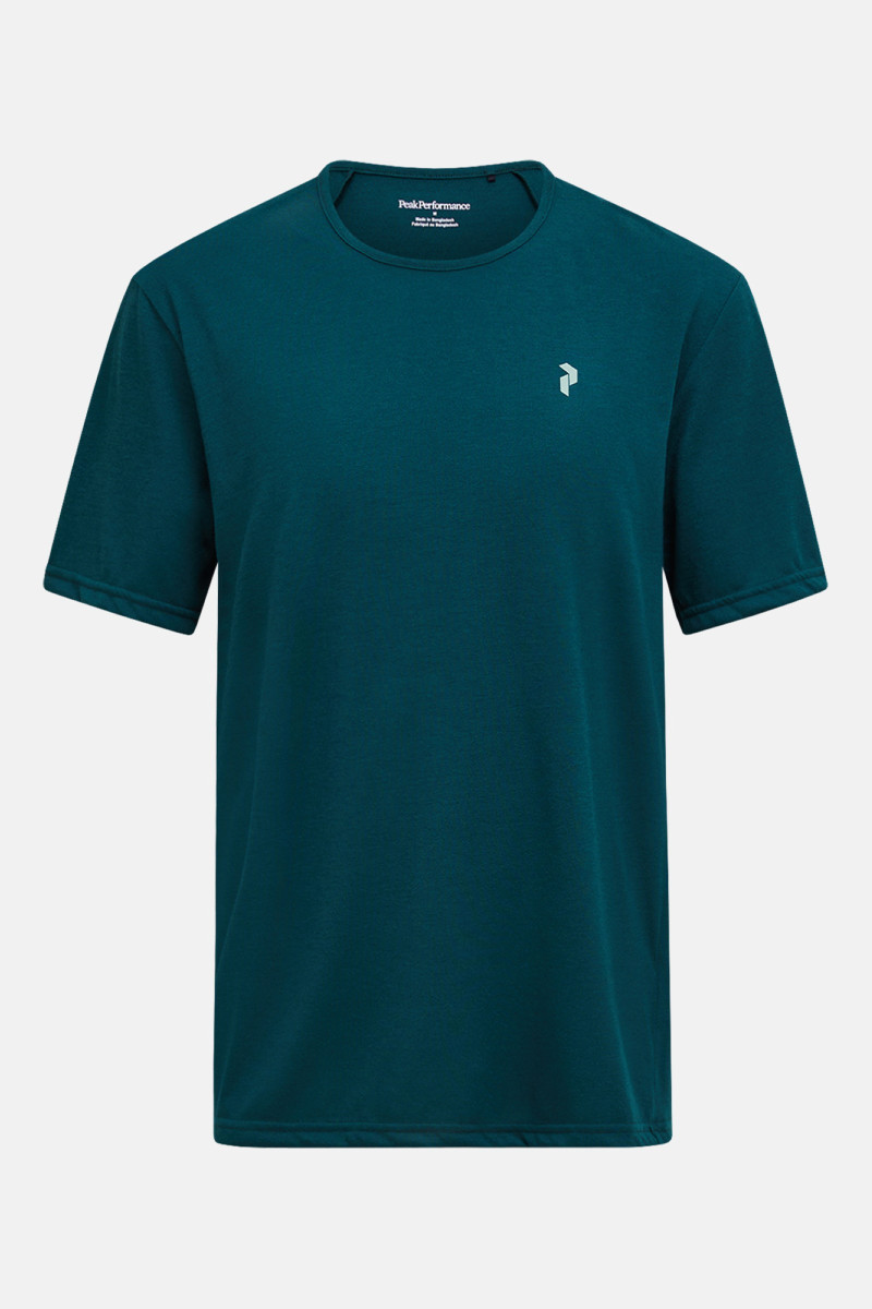 Póló Peak Performance M Wool Blend Ss Tee Ponderosa Pine/Sand Fog