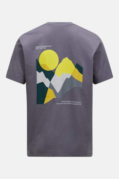 PÓLÓ PEAK PERFORMANCE M EXPLORE GRAPHIC TEE - Kép 3