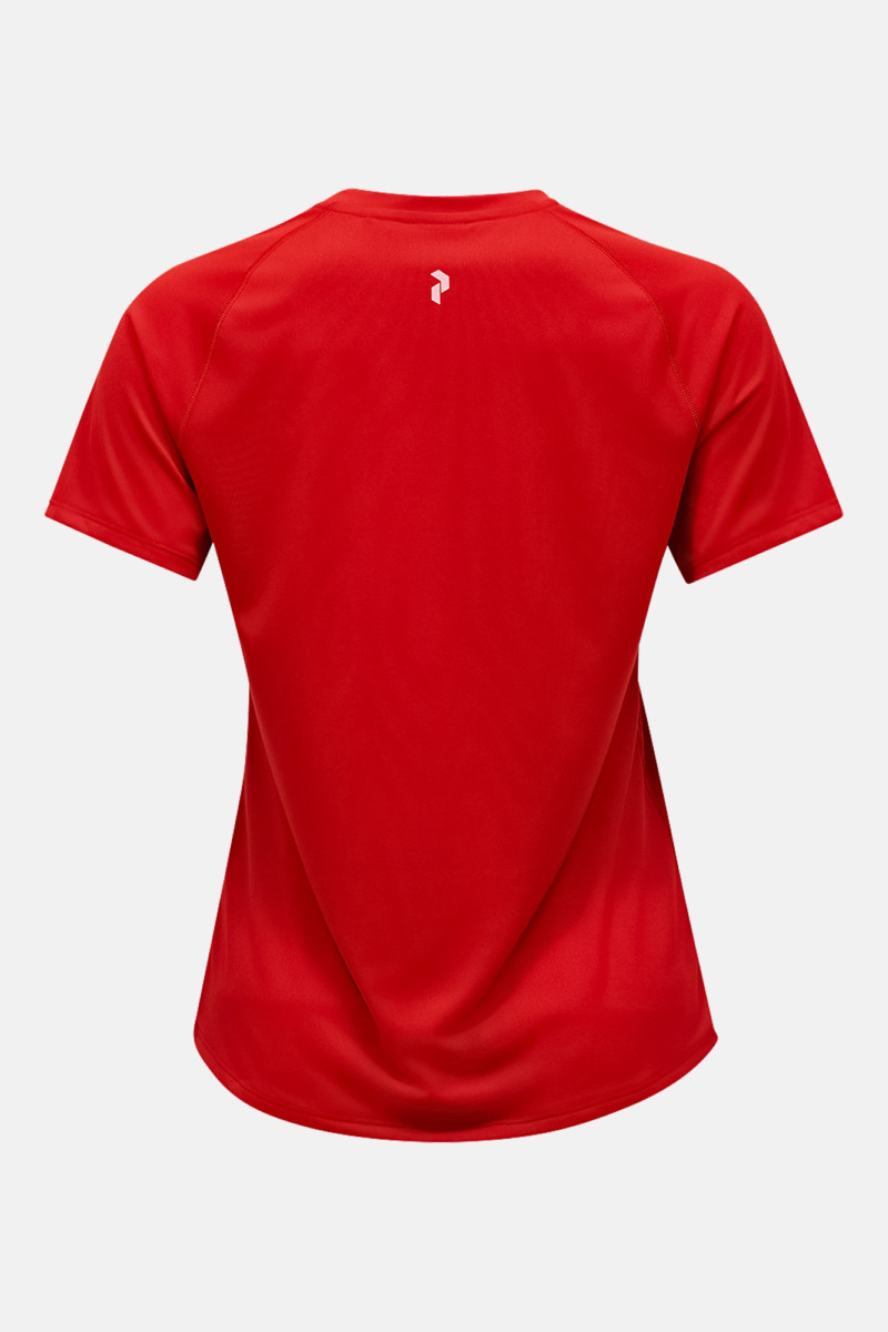 Tričko Peak Performance W Active Tee Red Pompeian/Wild Rouge