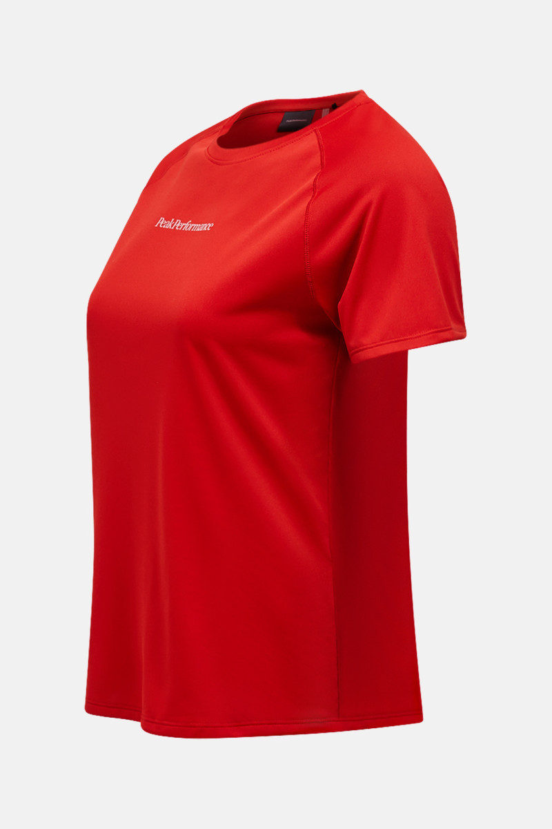 Tričko Peak Performance W Active Tee Red Pompeian/Wild Rouge