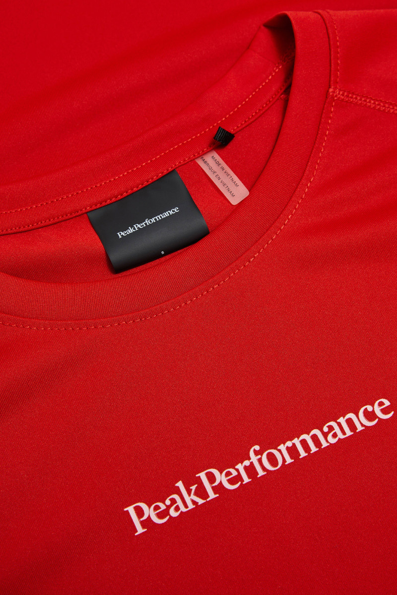 Tričko Peak Performance W Active Tee Red Pompeian/Wild Rouge