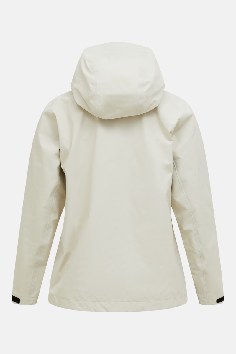 Bunda Peak Performance Treeline Gore-Tex 3L Shell Jacket Women Sand Fog