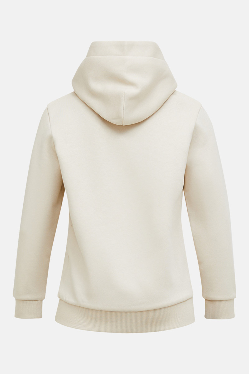 Mikina Peak Performance Original Small Logo Hood Junior Sand Fog
