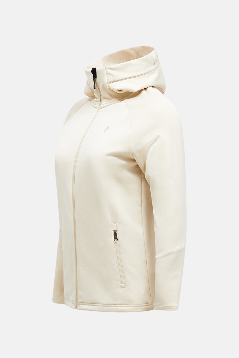 Mikina Peak Performance W Rider Essentials Zip Ho-R Sand Fog