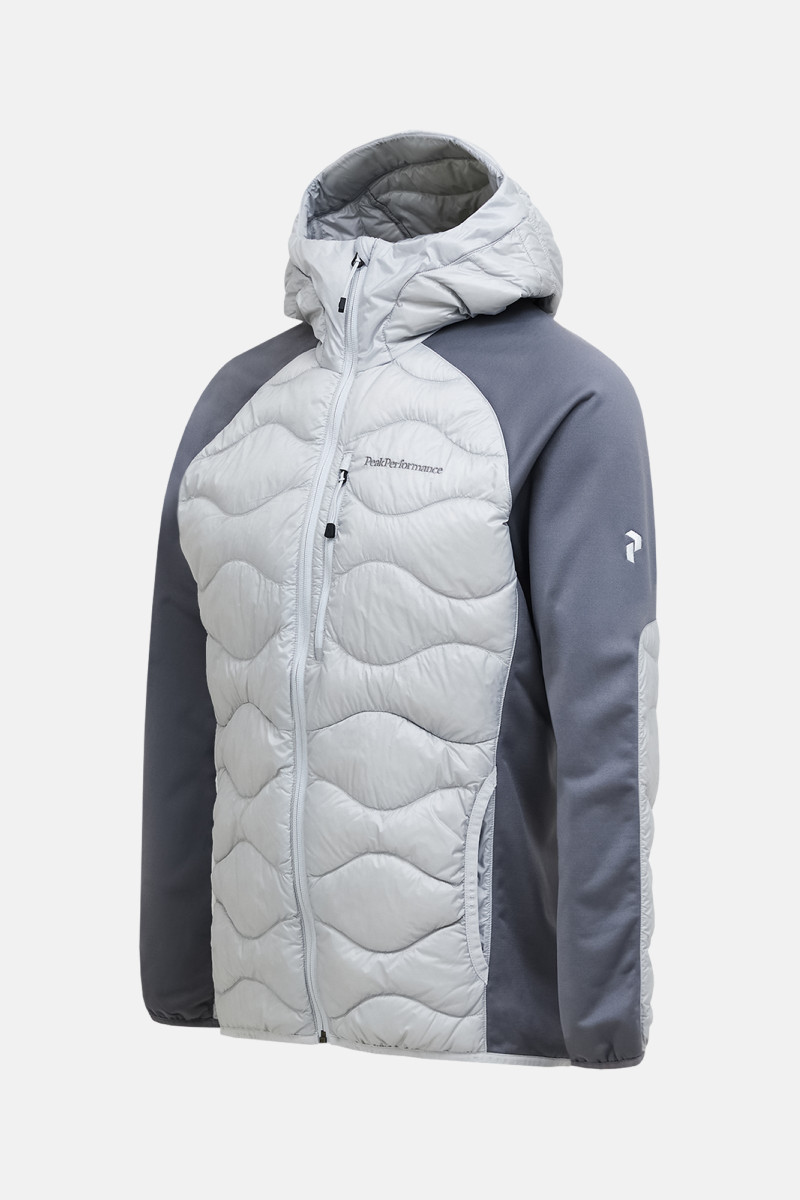 Bunda Peak Performance Helium Down Hybrid Hood Men Summit Smoke/Wild Rouge