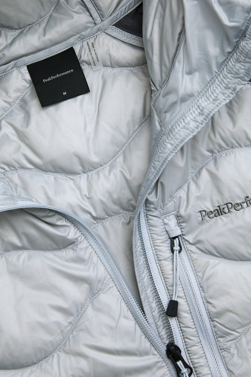 Bunda Peak Performance Helium Down Hybrid Hood Men Summit Smoke/Wild Rouge