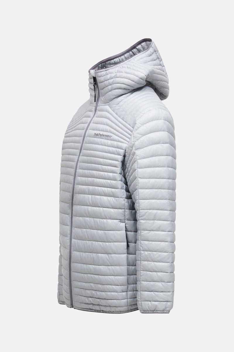 Bunda Peak Performance M Monolight Liner Hood Summit Smoke/Wild Rouge