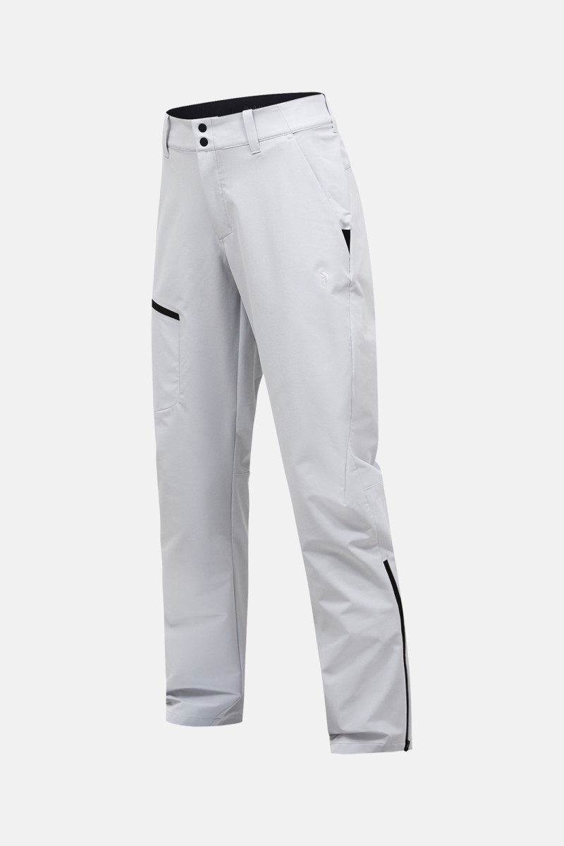 Nohavice Peak Performance W Scale Softshell Pants Summit Smoke/Wild Rouge