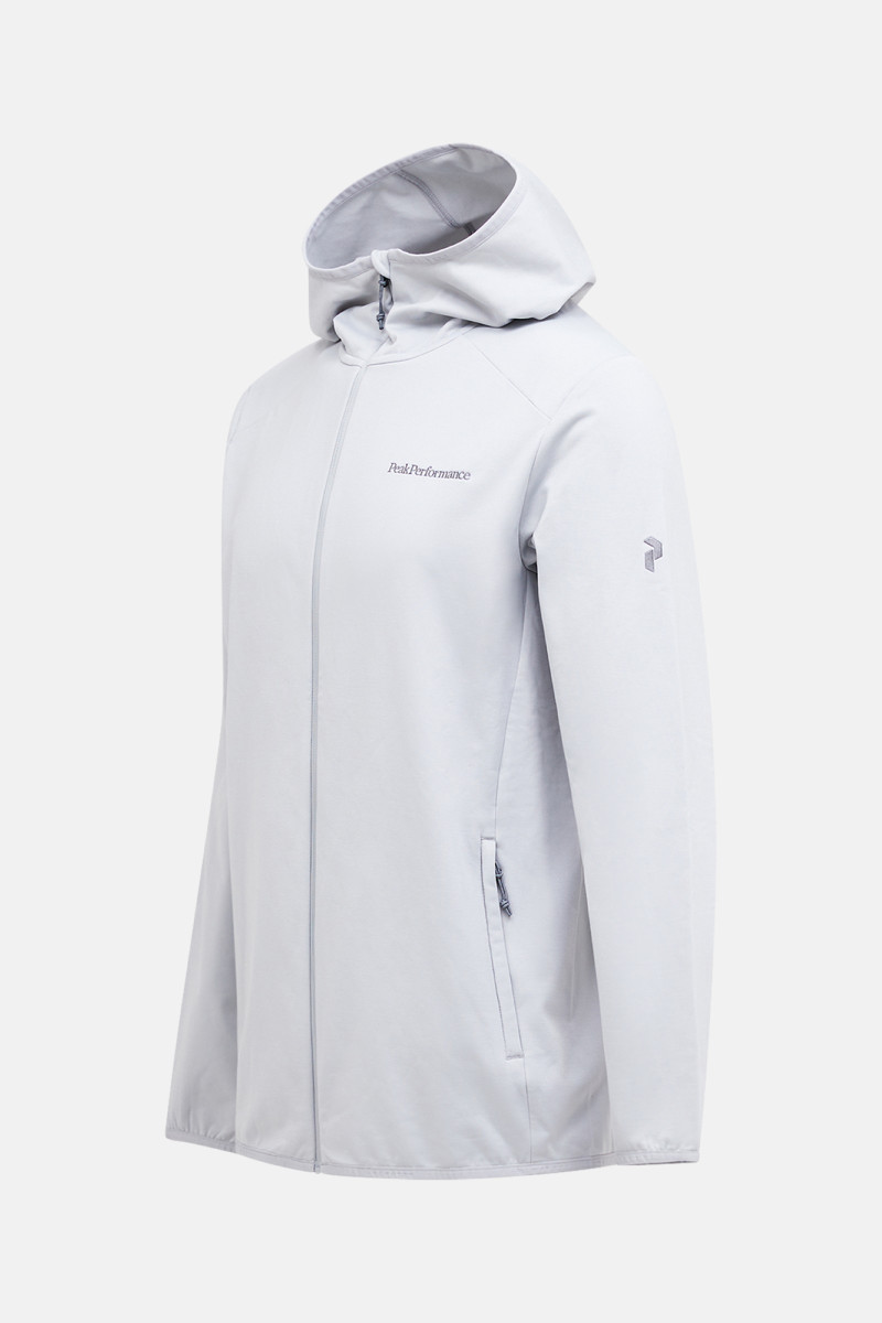 Mikina Peak Performance M Light Zip Hood Summit Smoke/Wild Rouge