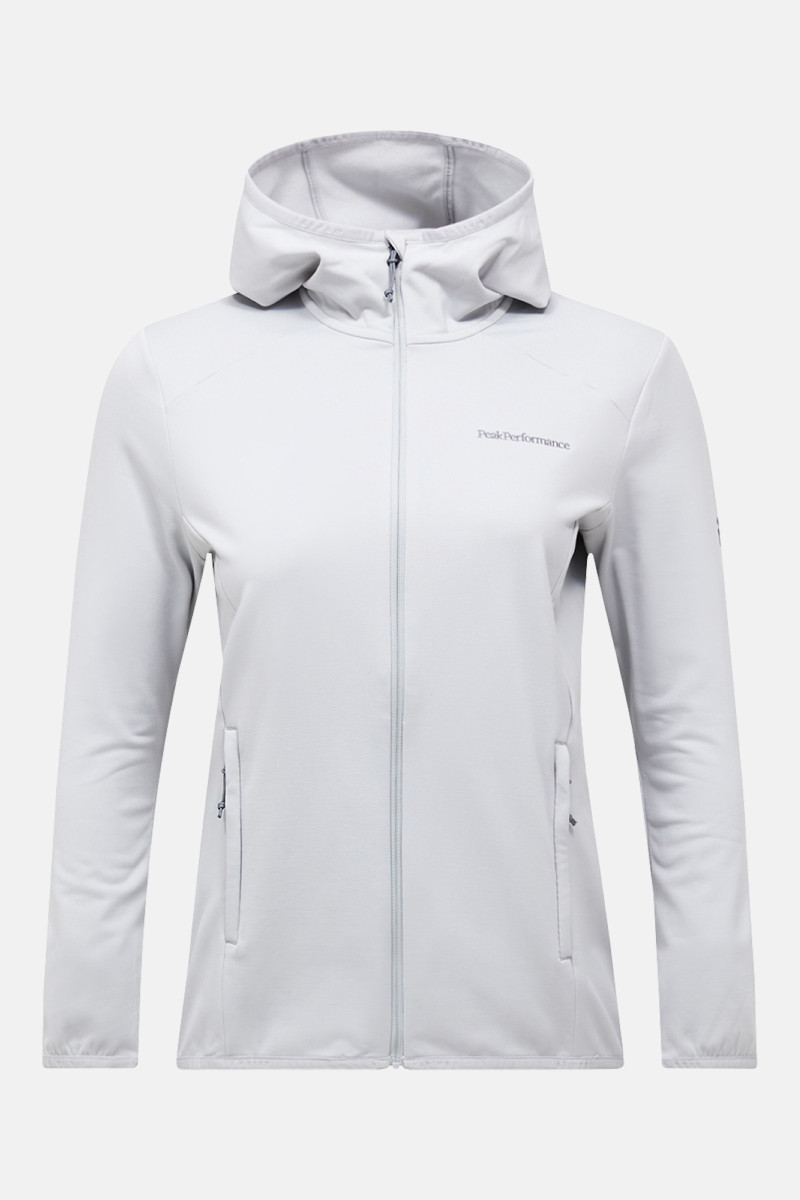 Mikina Peak Performance W Light Zip Hood Summit Smoke/Wild Rouge