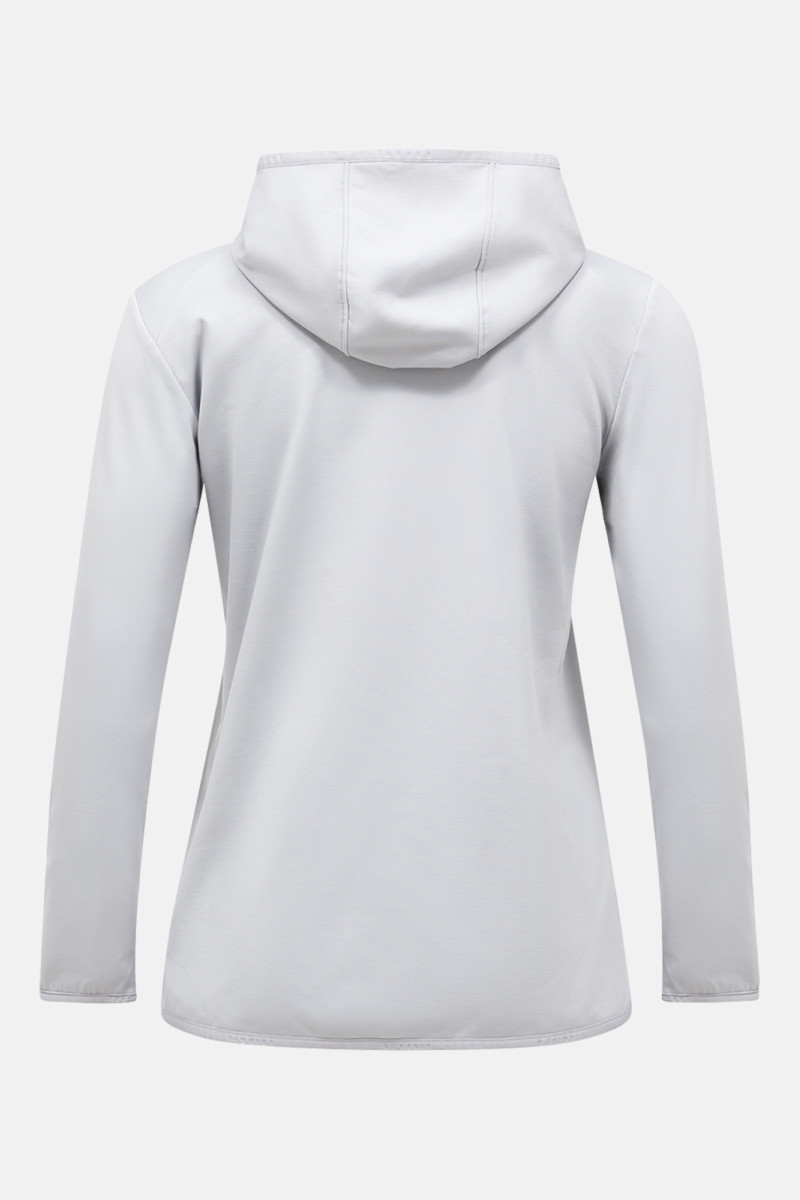 Mikina Peak Performance W Light Zip Hood Summit Smoke/Wild Rouge
