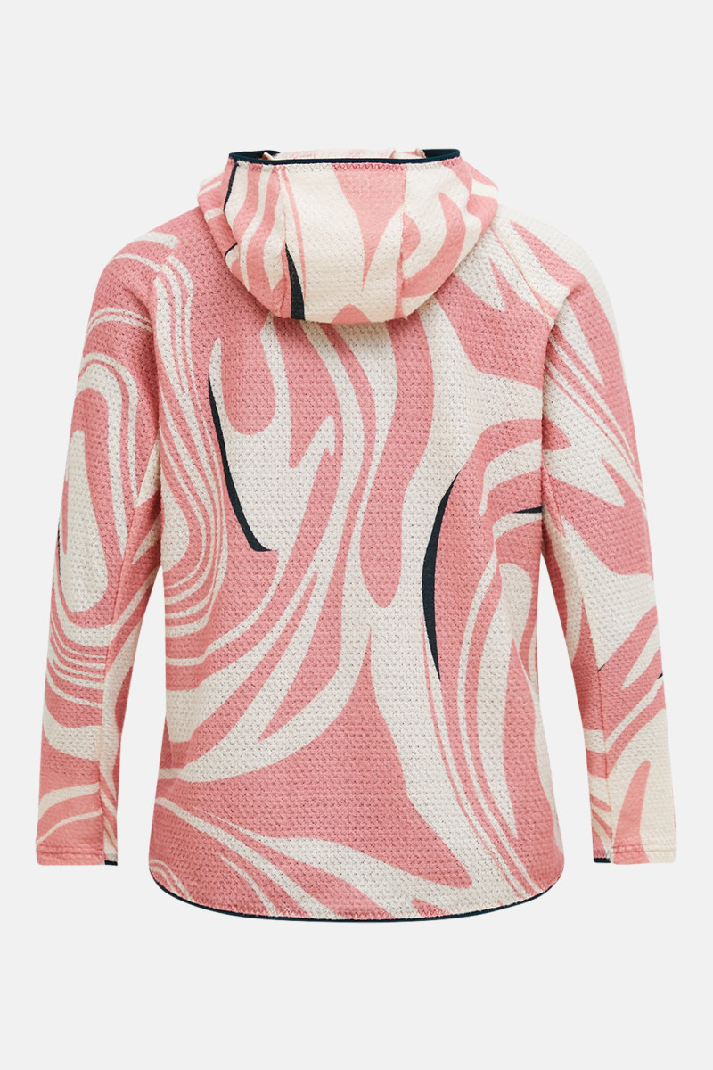 Mikina Peak Performance Freelight Aop Polartec® Alpha™ Hood Women Swirl Map