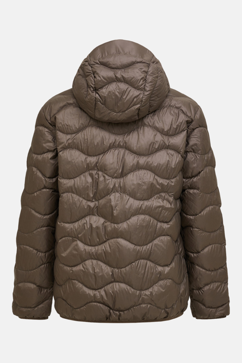 Bunda Peak Performance M Helium Down Hood Jacket-Summ Terrain Tan