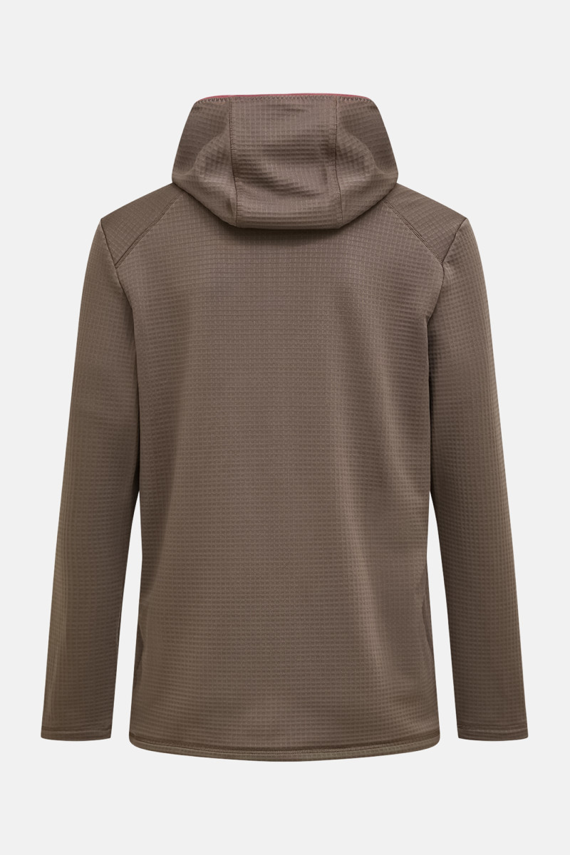 Mikina Peak Performance M Trail Polartec Zip Hood Terrain Tan
