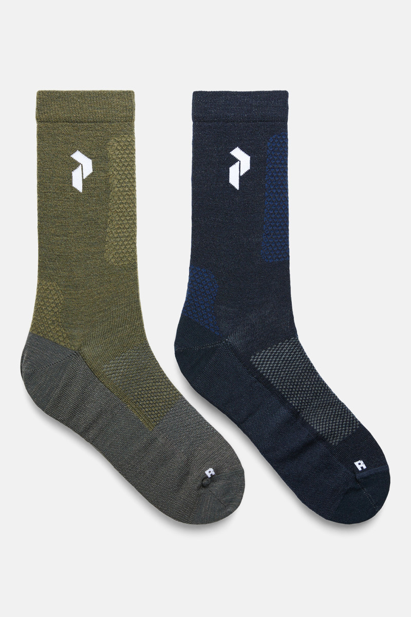 Ponožky Peak Performance Hiking Socks 2-Pack Terrain Tan