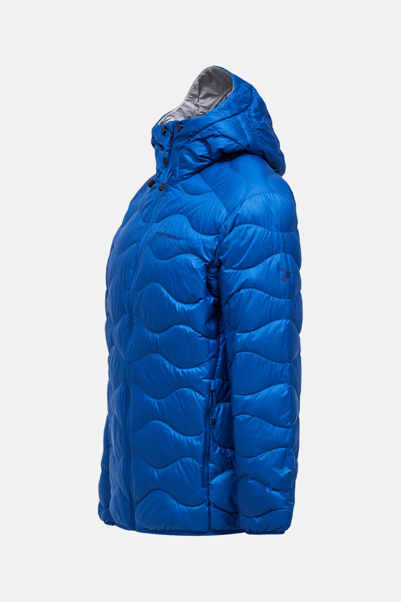 Bunda Peak Performance M Helium Down Hood Jacket-Summ True Blue/Aop