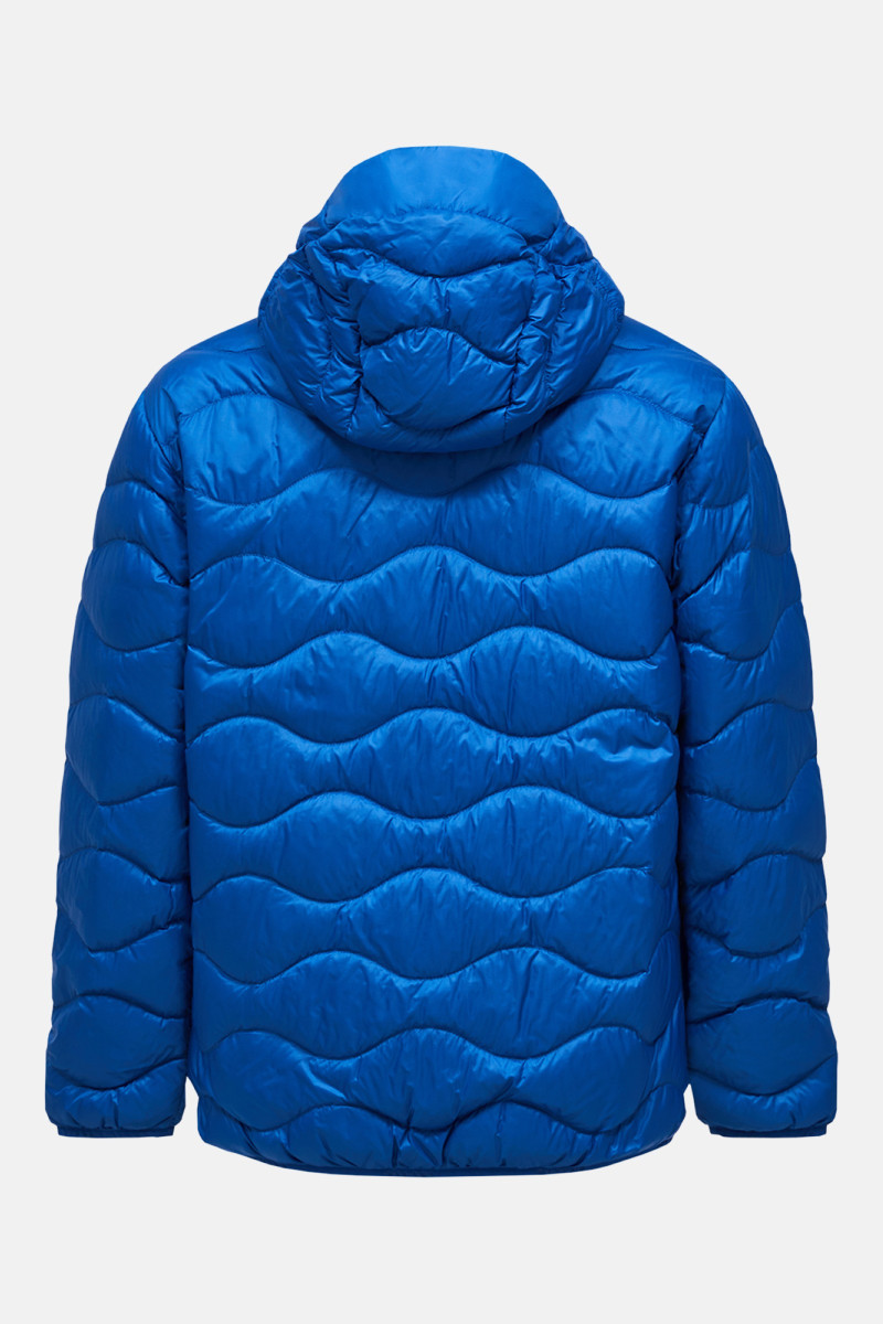 Bunda Peak Performance M Helium Down Hood Jacket-Summ True Blue/Aop