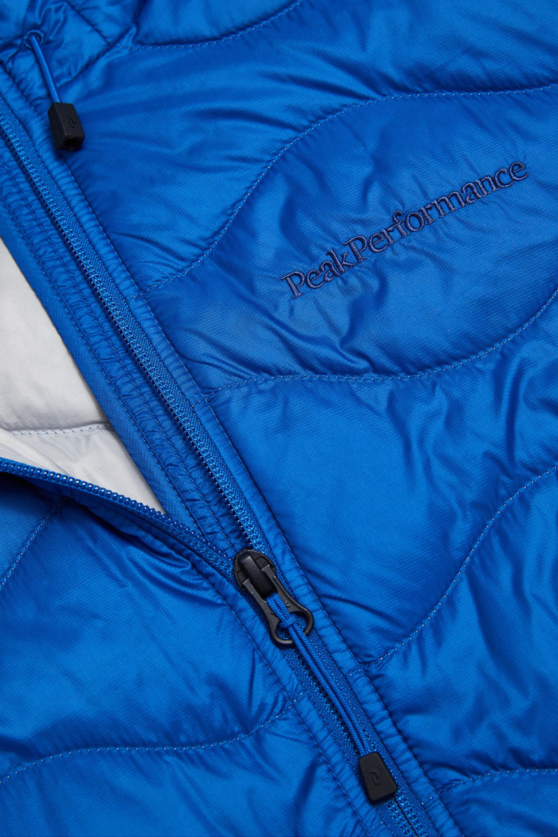 Bunda Peak Performance M Helium Down Hood Jacket-Summ True Blue/Aop