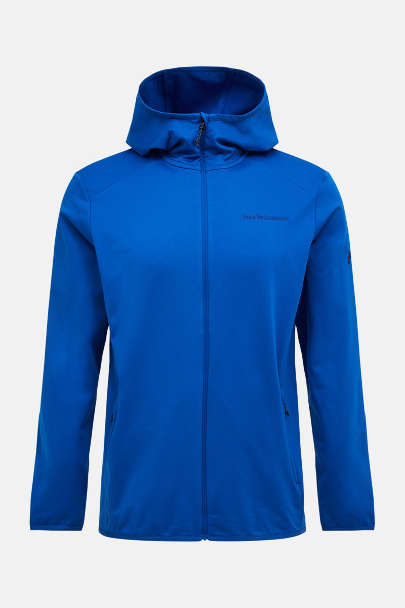 Mikina Peak Performance M Light Zip Hood True Blue/Aop
