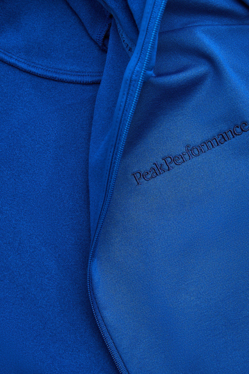 Mikina Peak Performance M Light Zip Hood True Blue/Aop