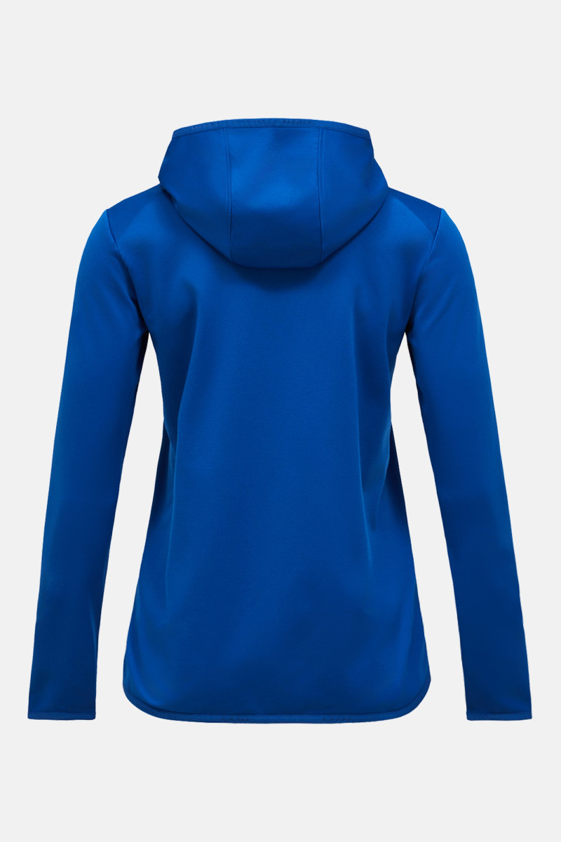 Mikina Peak Performance W Light Zip Hood True Blue/Aop