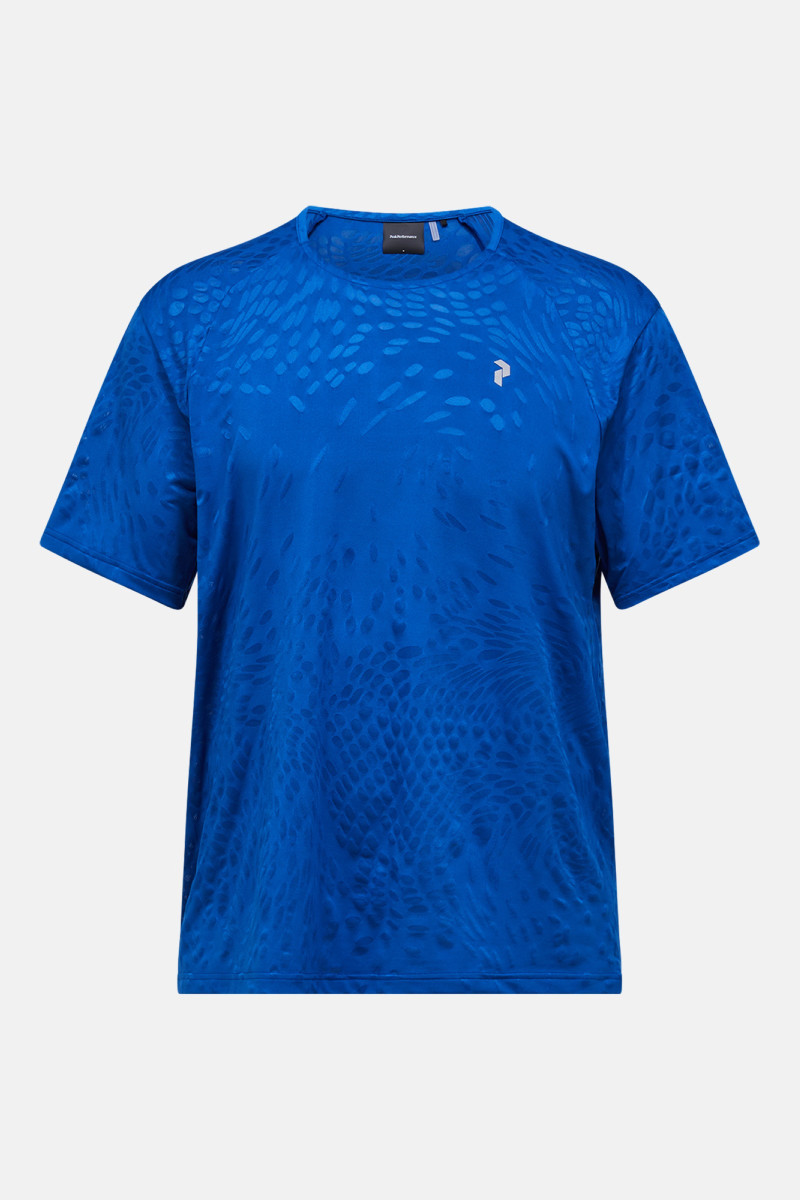 Póló Peak Performance Discover T-Shirt Men True Blue/Aop