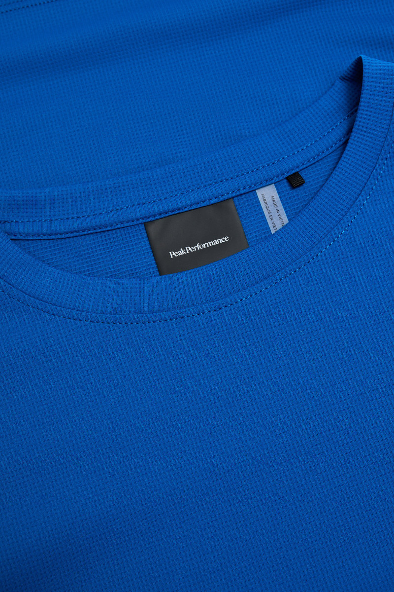 Tričko Peak Performance W Light Tee True Blue/Aop