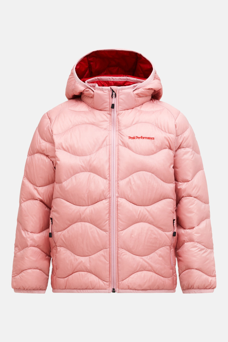 Bunda Peak Performance Helium Down Hood Jacket Junior Warm Blush