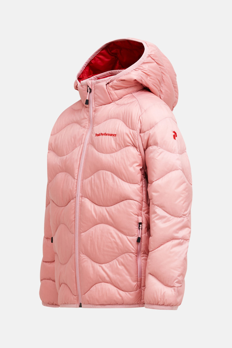 Bunda Peak Performance Helium Down Hood Jacket Junior Warm Blush