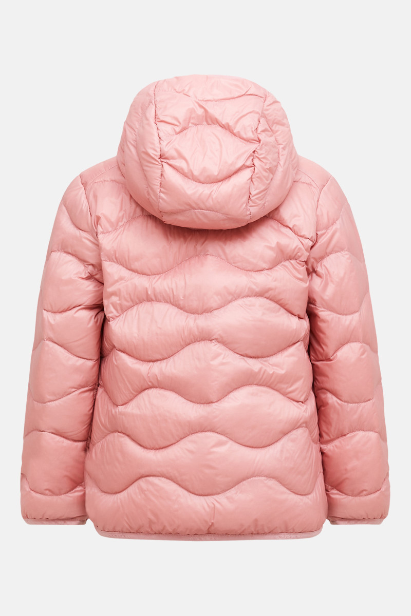 Bunda Peak Performance Helium Down Hood Jacket Junior Warm Blush
