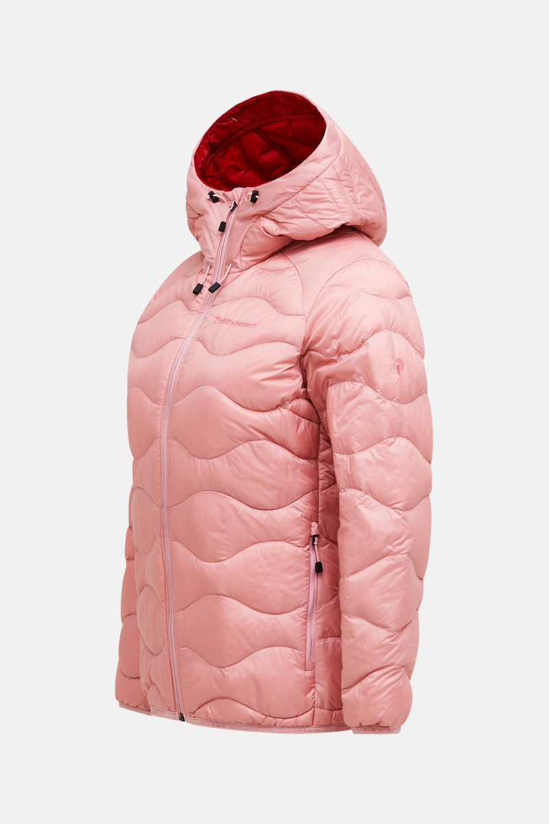 Bunda Peak Performance W Helium Down Hood Jacket Warm Blush