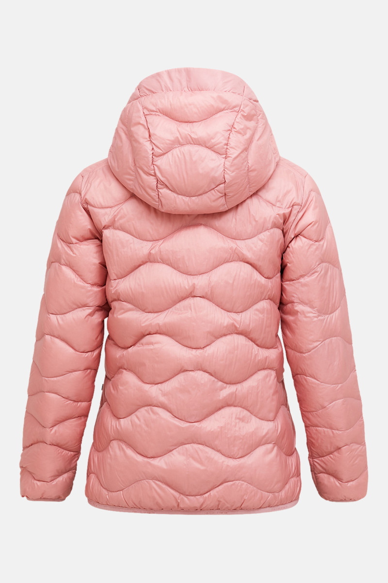 Bunda Peak Performance W Helium Down Hood Jacket Warm Blush