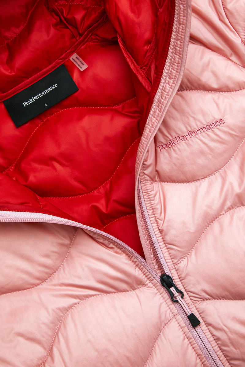 Bunda Peak Performance W Helium Down Hood Jacket Warm Blush