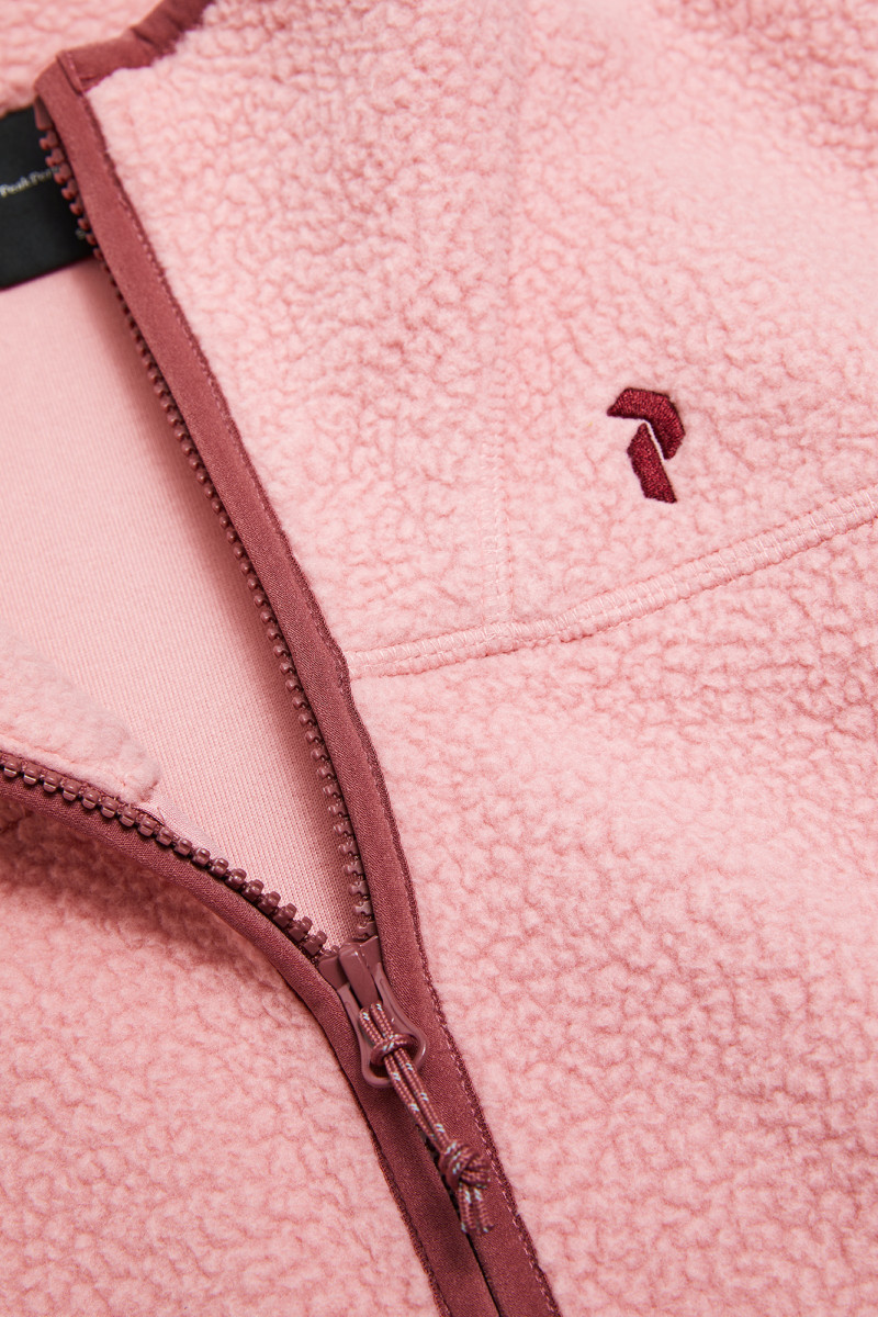Vesta Peak Performance W Naturerush Pile Vest Warm Blush