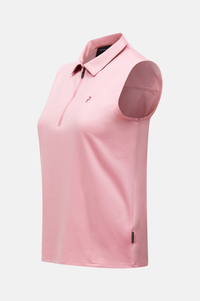PÓLÓ PEAK PERFORMANCE COMFORT ZIP SLEEVELESS POLO WOMEN - Kép 2
