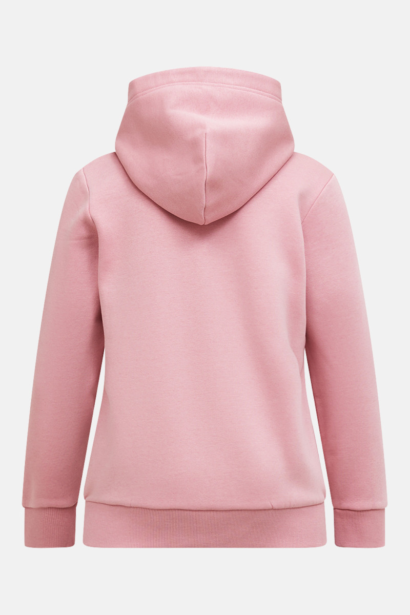 Mikina Peak Performance Original Zip Hood Junior Warm Blush