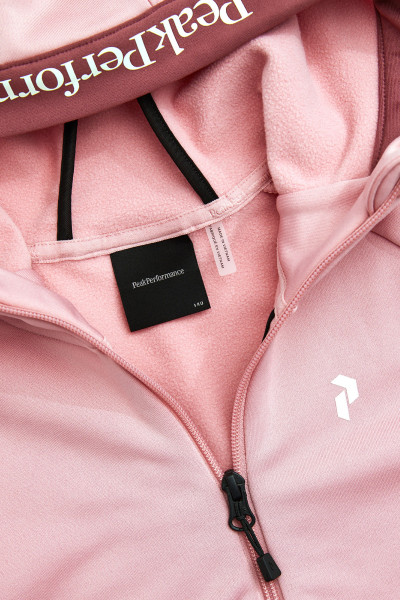 MIKINA PEAK PERFORMANCE RIDER ESSENTIALS MIDLAYER ZIP HOOD JUNIOR - Fotografia č. 4